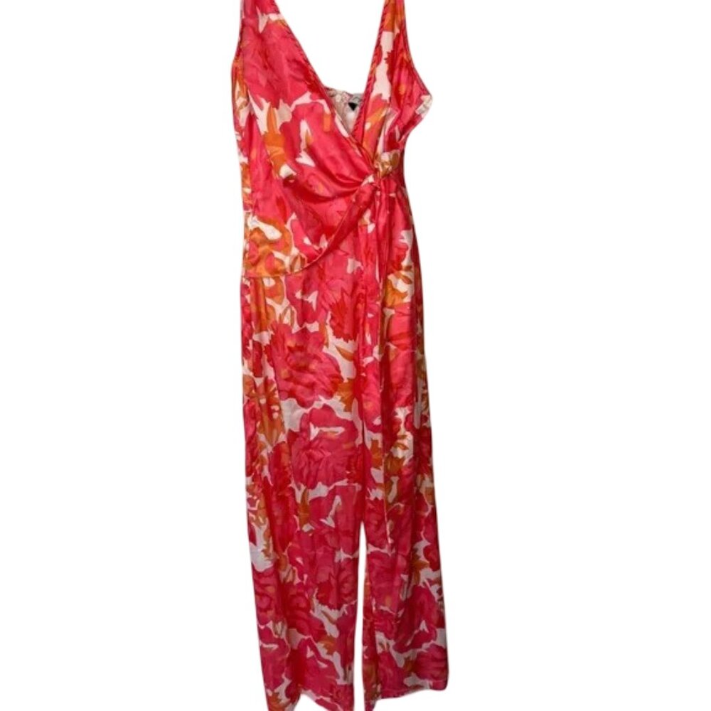 Petal and Pup Vibrant Floral Jumpsuit